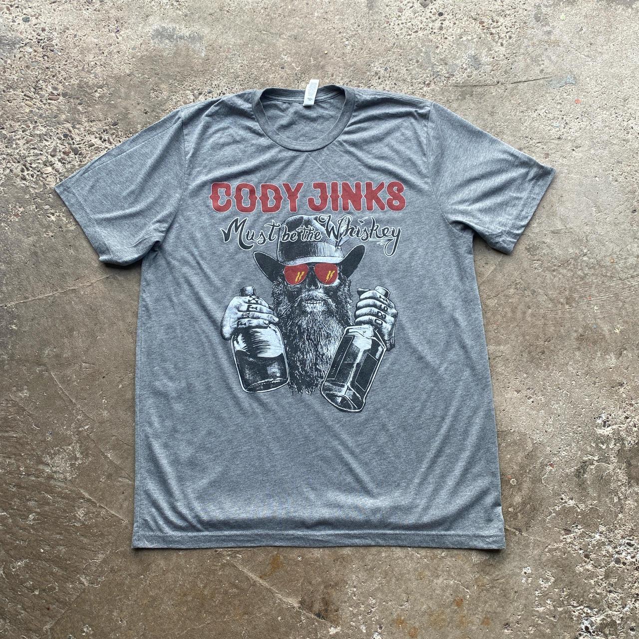 Grey ‘Cody Jinks’ graphic tee - XL