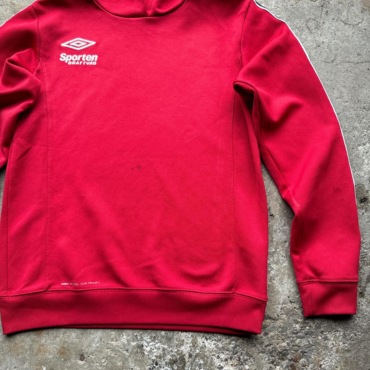 Red Umbro hoody
