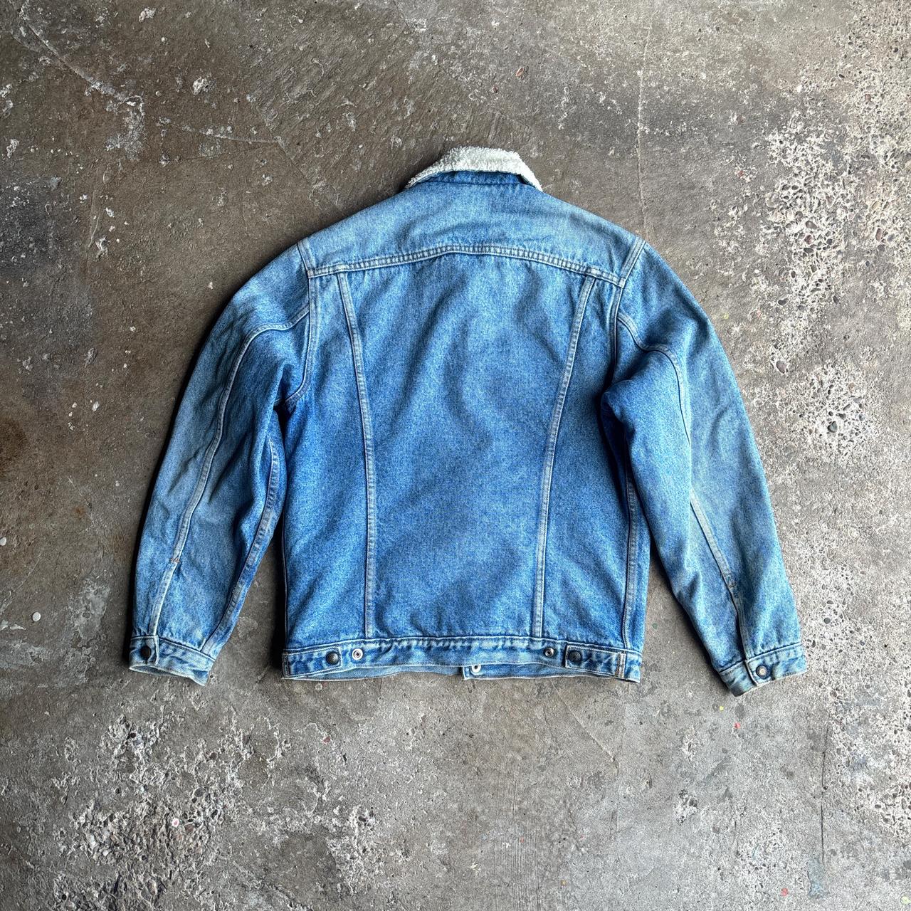 Blue Levi’s Denim Jacket w/ Fur Collar - S