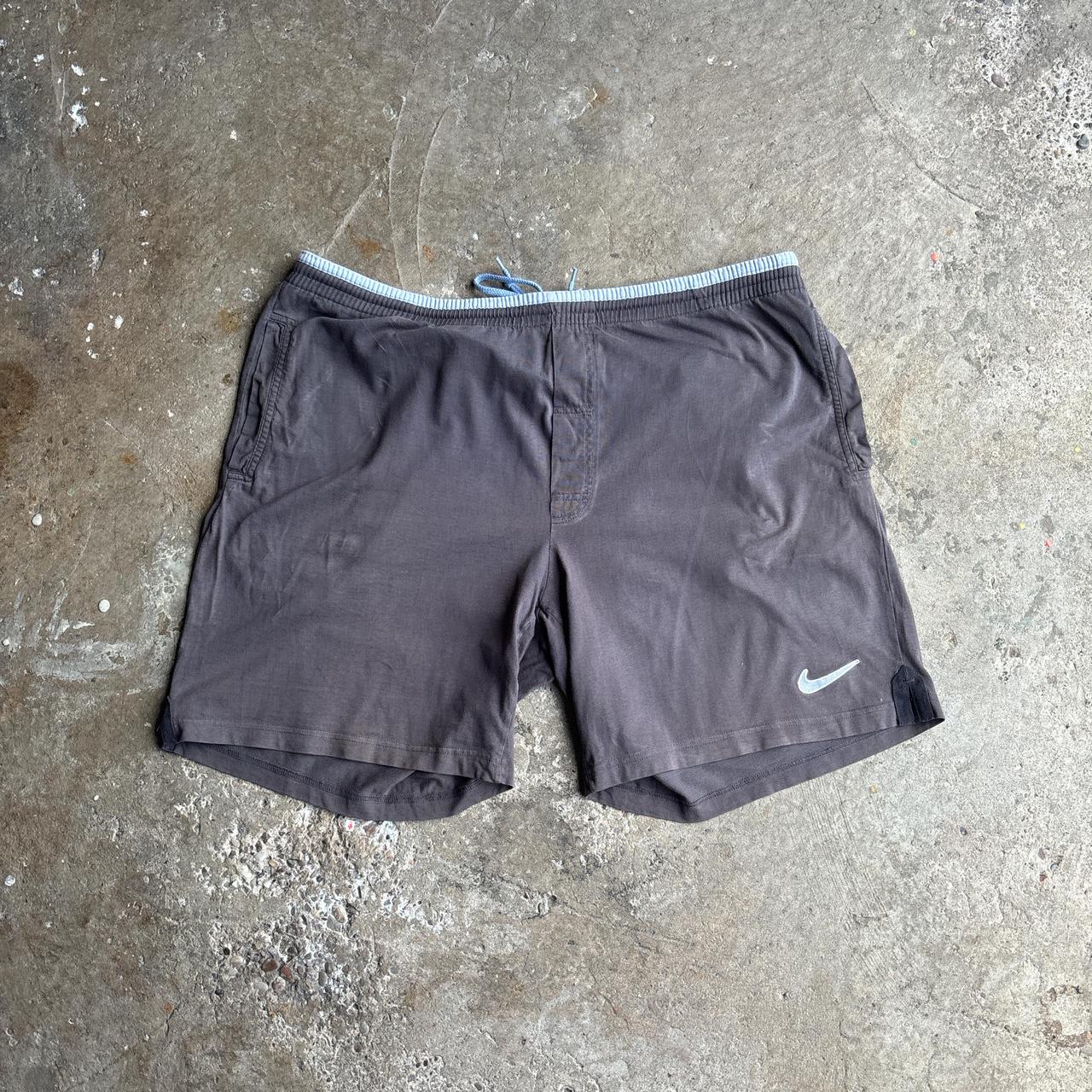 Grey Nike Tracksuit Shorts