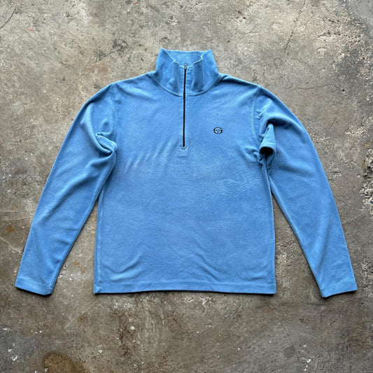 Light blue Sergio Tacchini quarter zip fleece