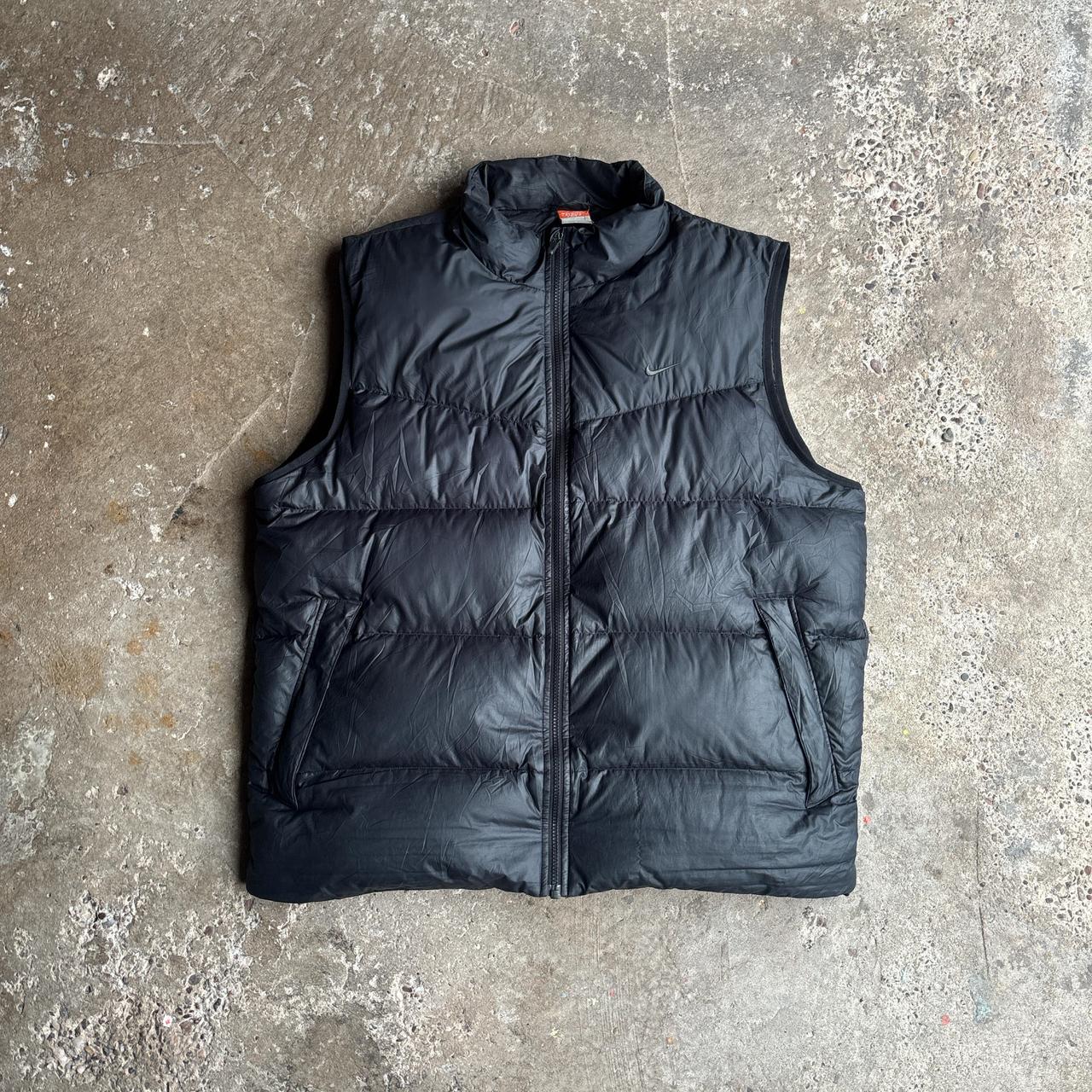 Black Nike Puffer Jacket Vest - XL