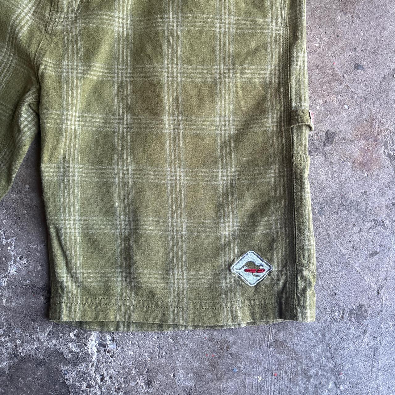Green Checkered Hot Buttered Carpenter Shorts