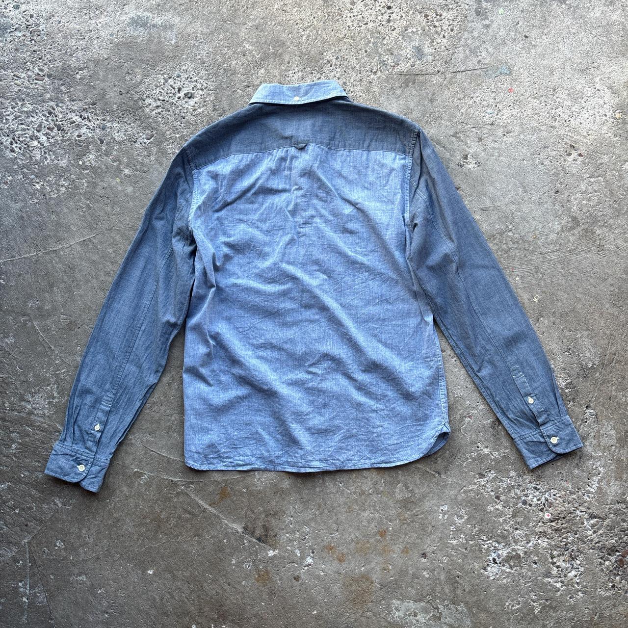 Two-tone grey Allsaints shirt