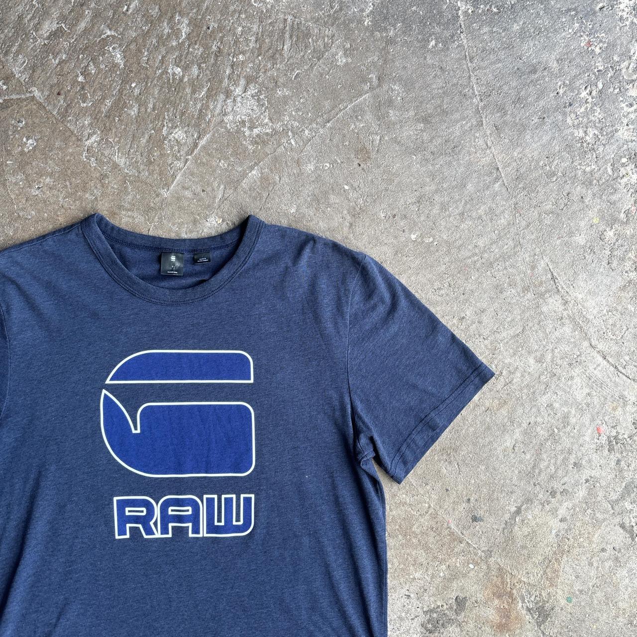 Navy G-STAR RAW Graphic T-Shirt