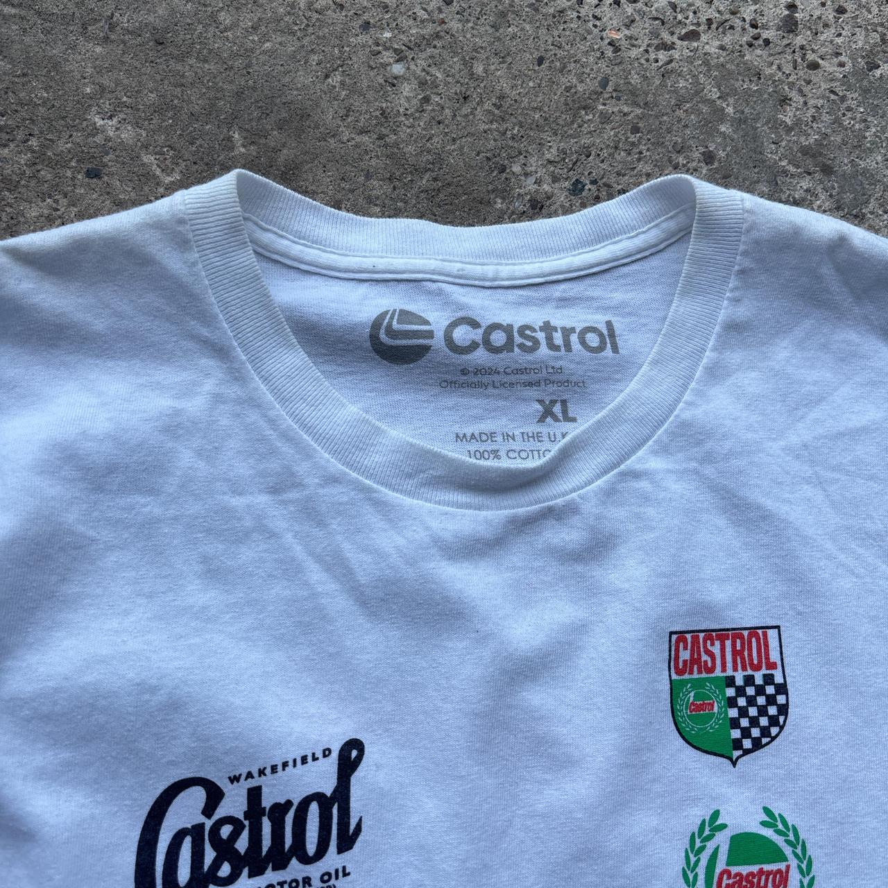 White Castrol Graphic tee - XL