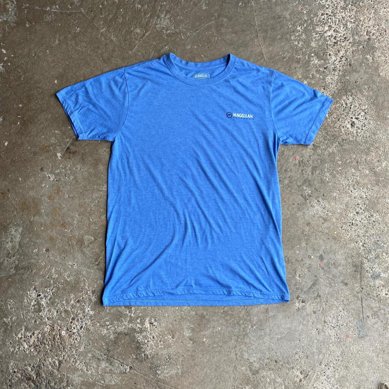 Blue Graphic Magellan Beer T-Shirt - M