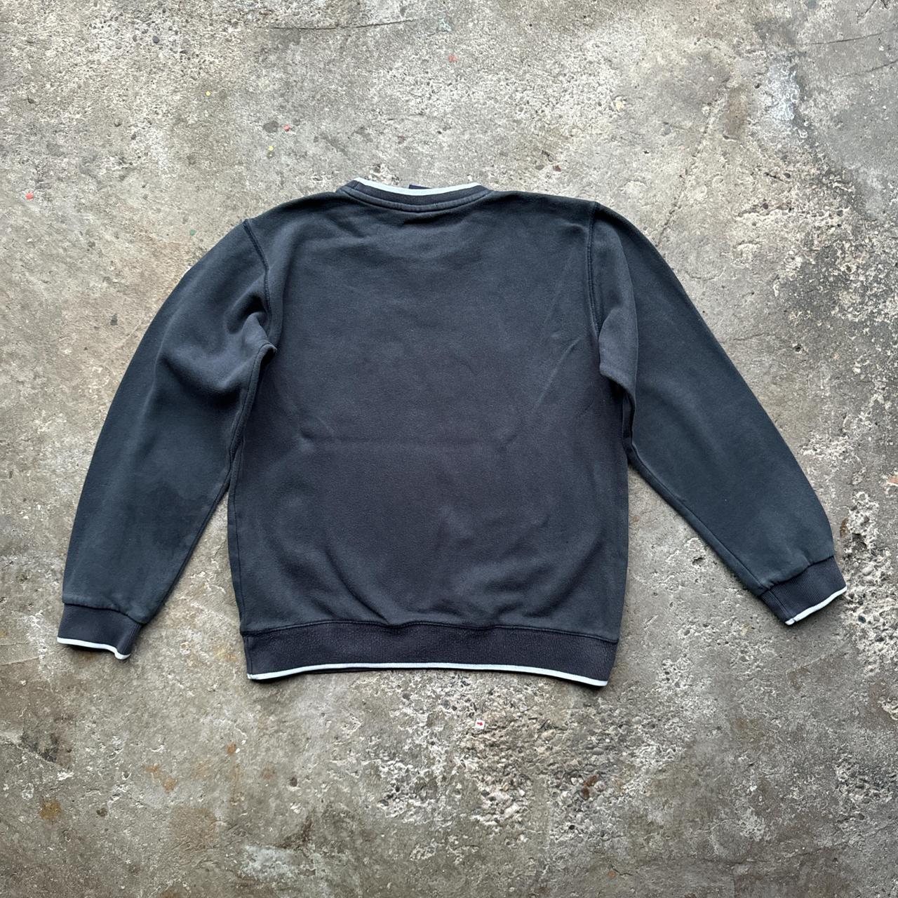 Navy sweatshirt with sailing embroidered logo