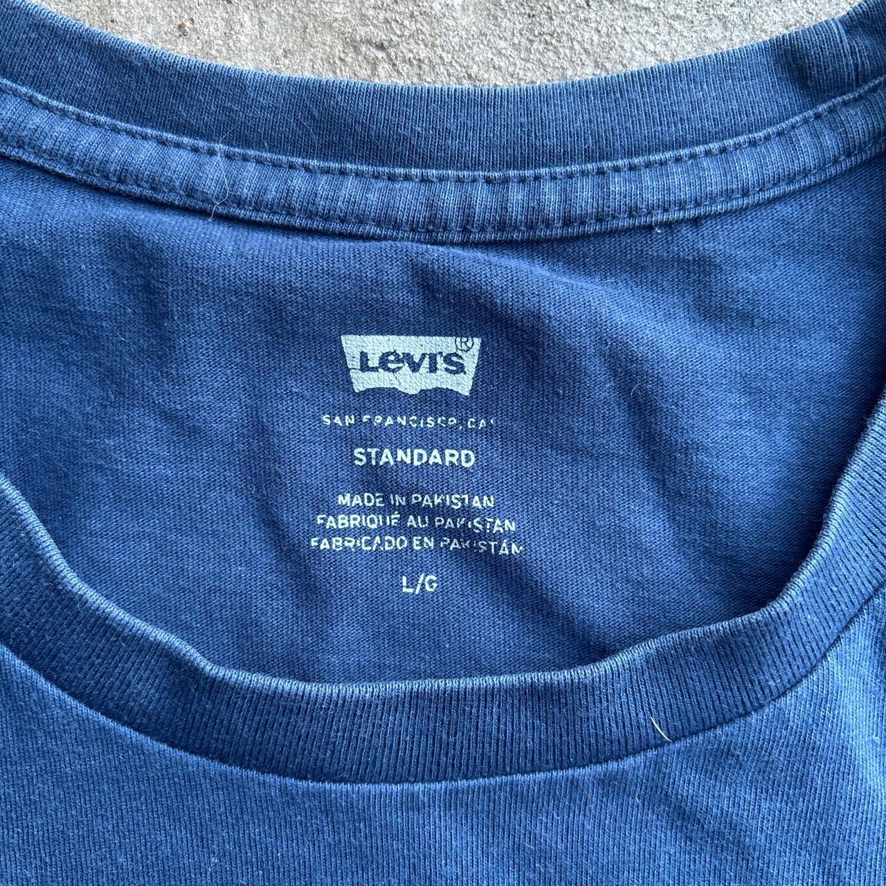 Navy Levi’s T-Shirt With Classic Red Logo