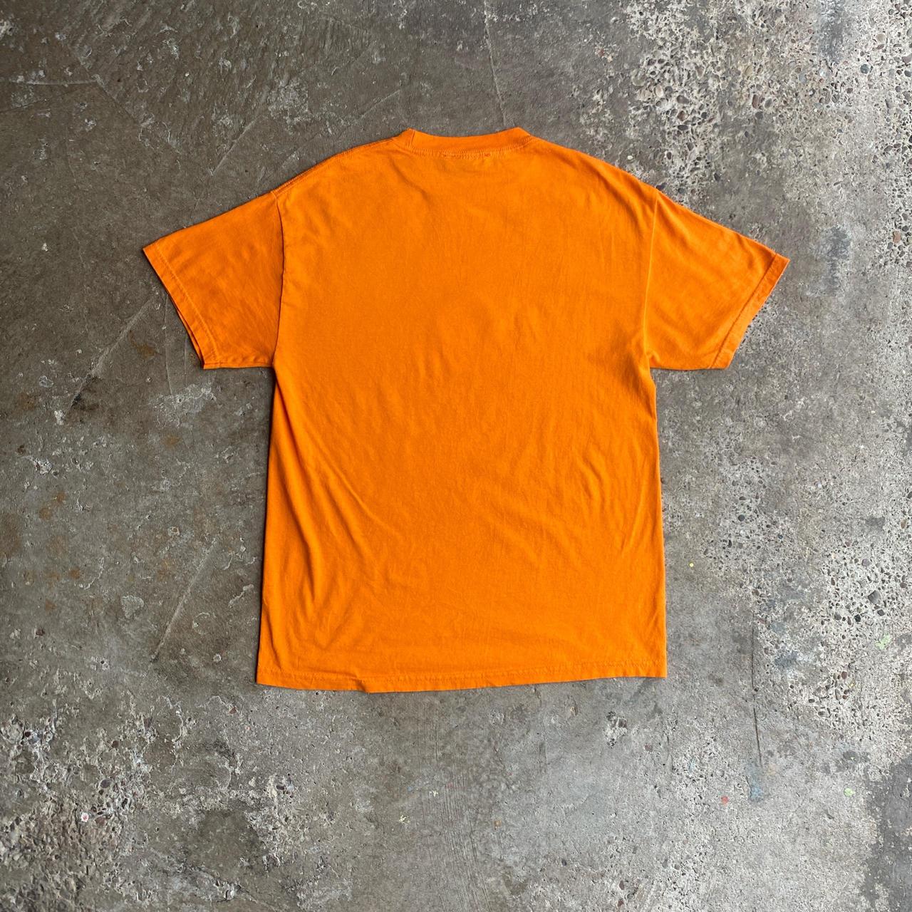 Orange ‘Carbon’ Graphic Beer T-Shirt - M