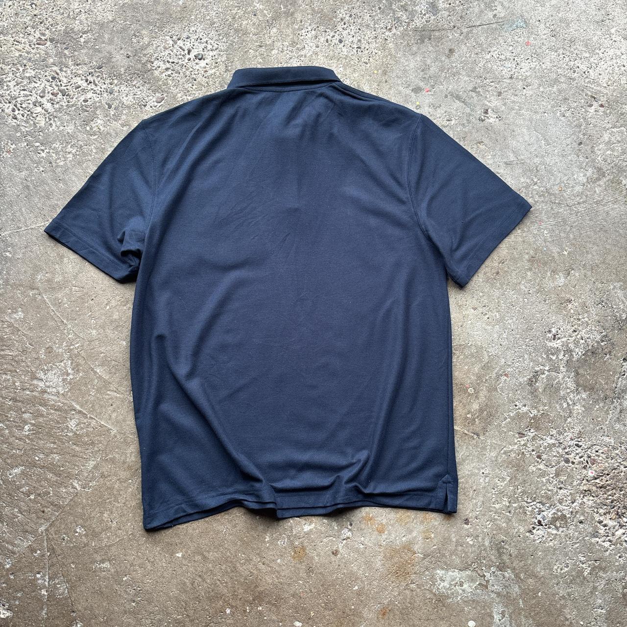 Navy Carhartt Polo Shirt with company logo - L