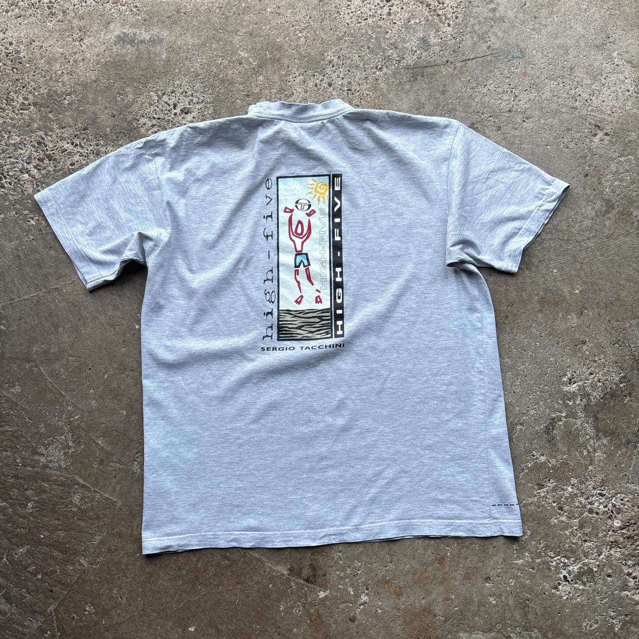 00s Sergio Tacchini graphic tee - XL