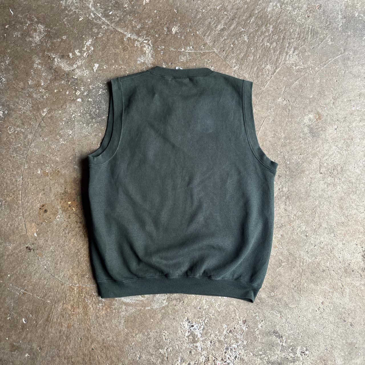 Green Reebok Greenbay Packers Vest Sweatshirt