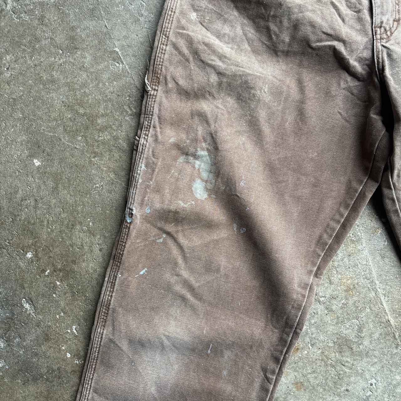 Washed Brown Dickies Carpenter Pants/Trousers