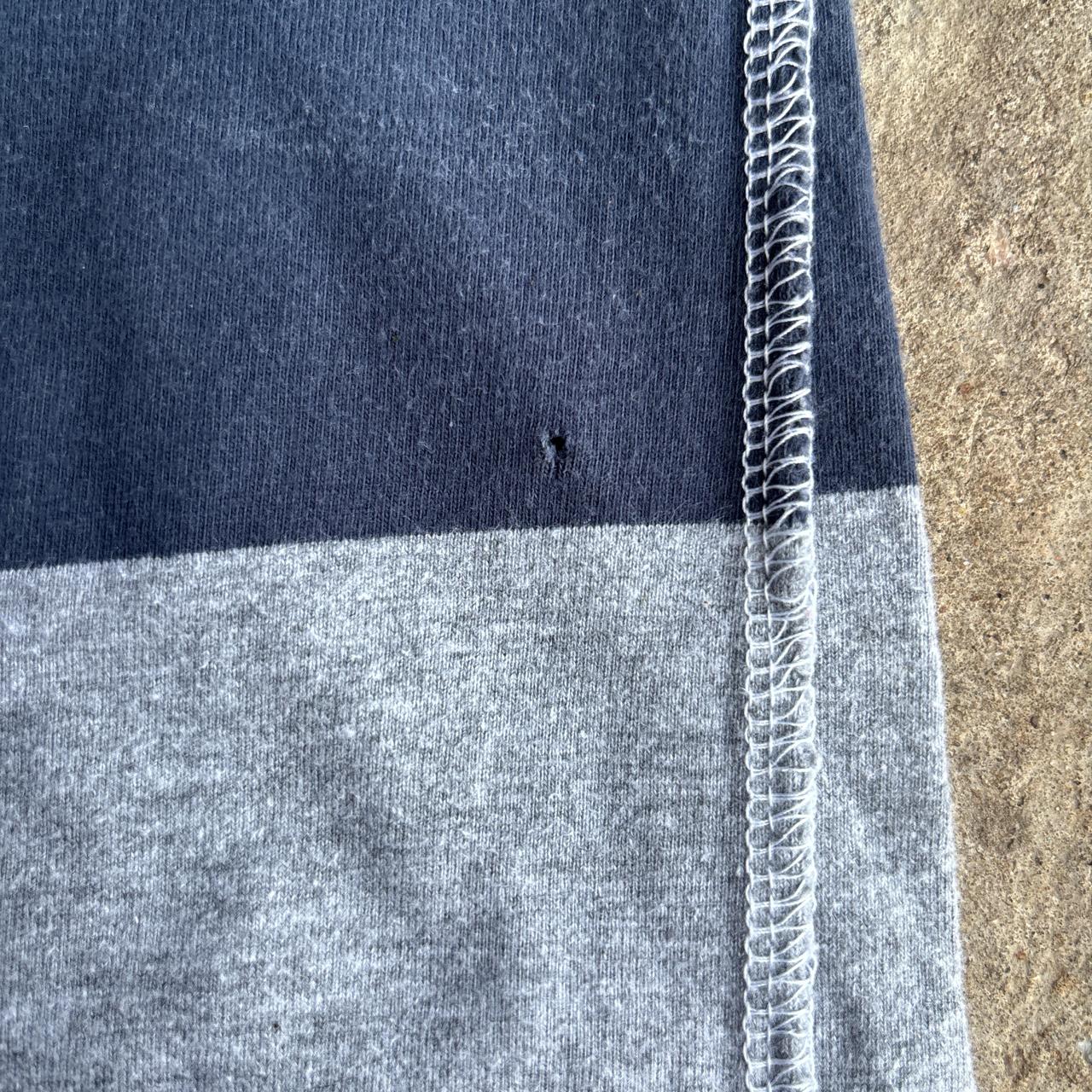 Navy & Grey Striped Bristol Rugby T-Shirt