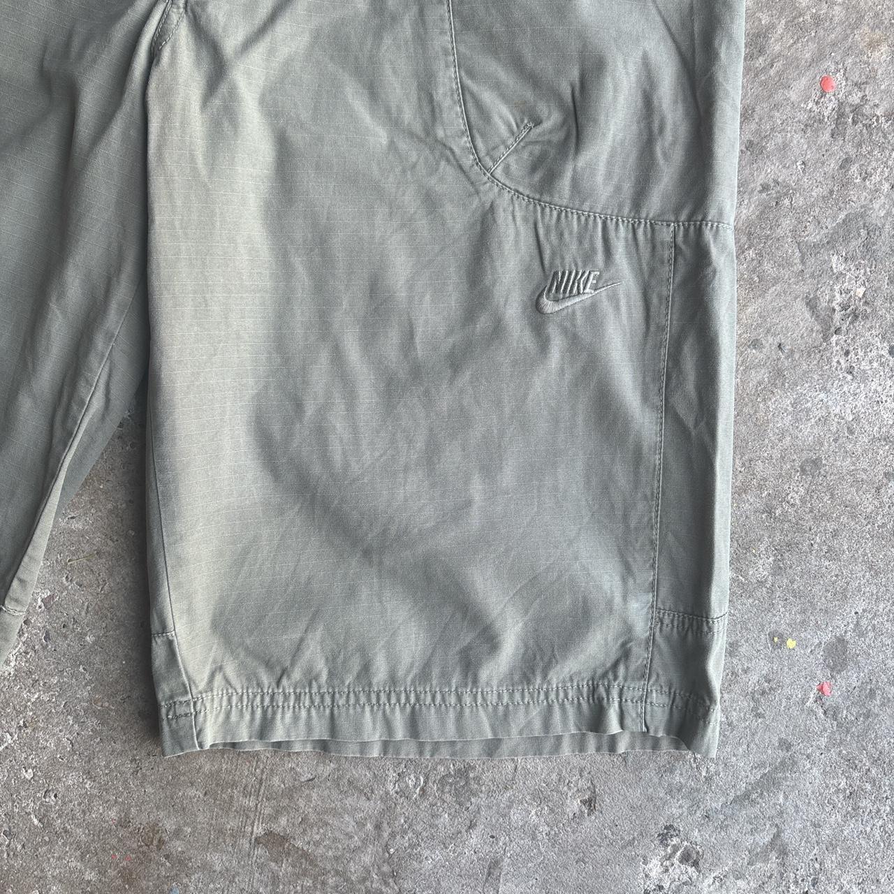 Khaki Green Nike Y2K Technical Cotton Shorts