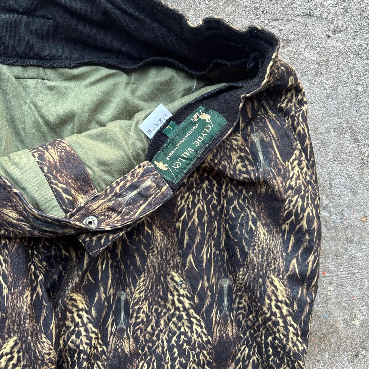 Clyde Valley Green and black Hunting trousers with duck pattern