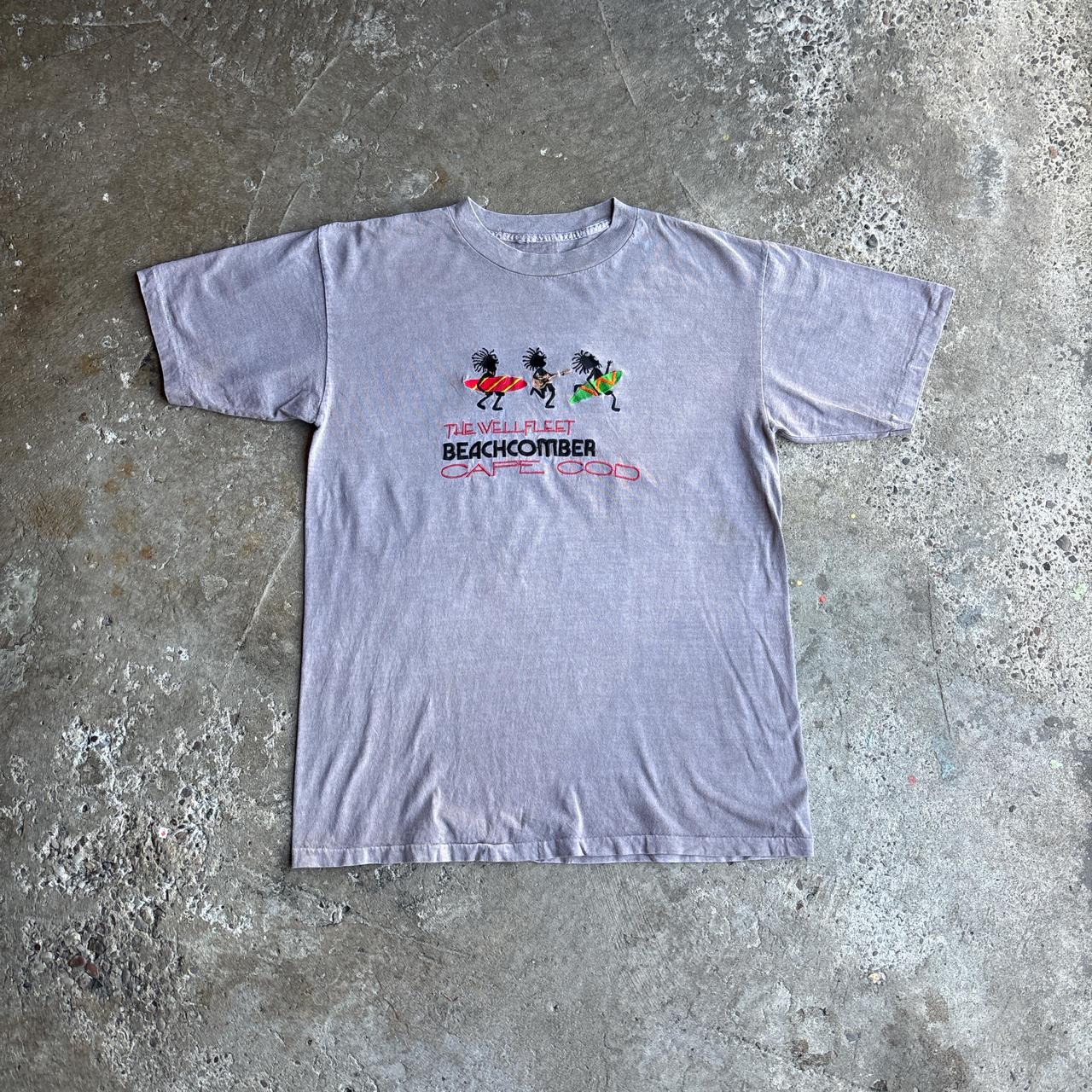 Vintage Grey/Brown Graphic Single Stitch T-Shirt