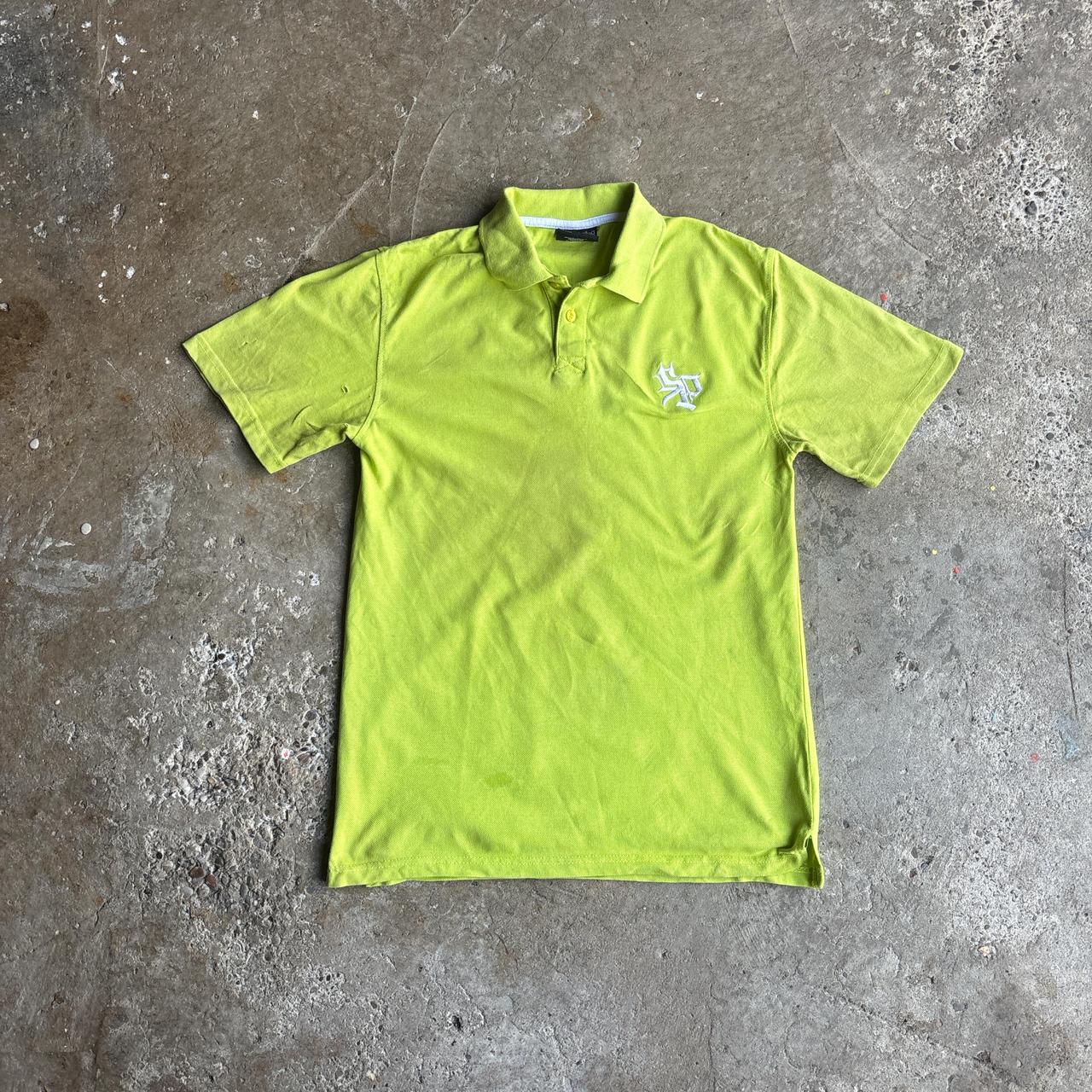 Lime Green South Pole Polo Shirt - L
