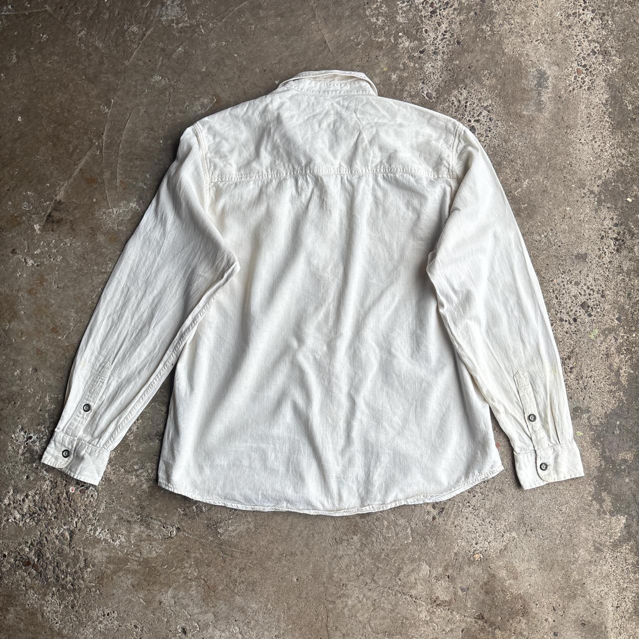 White Levi’s Cotton Button Up Shirt - 2XL