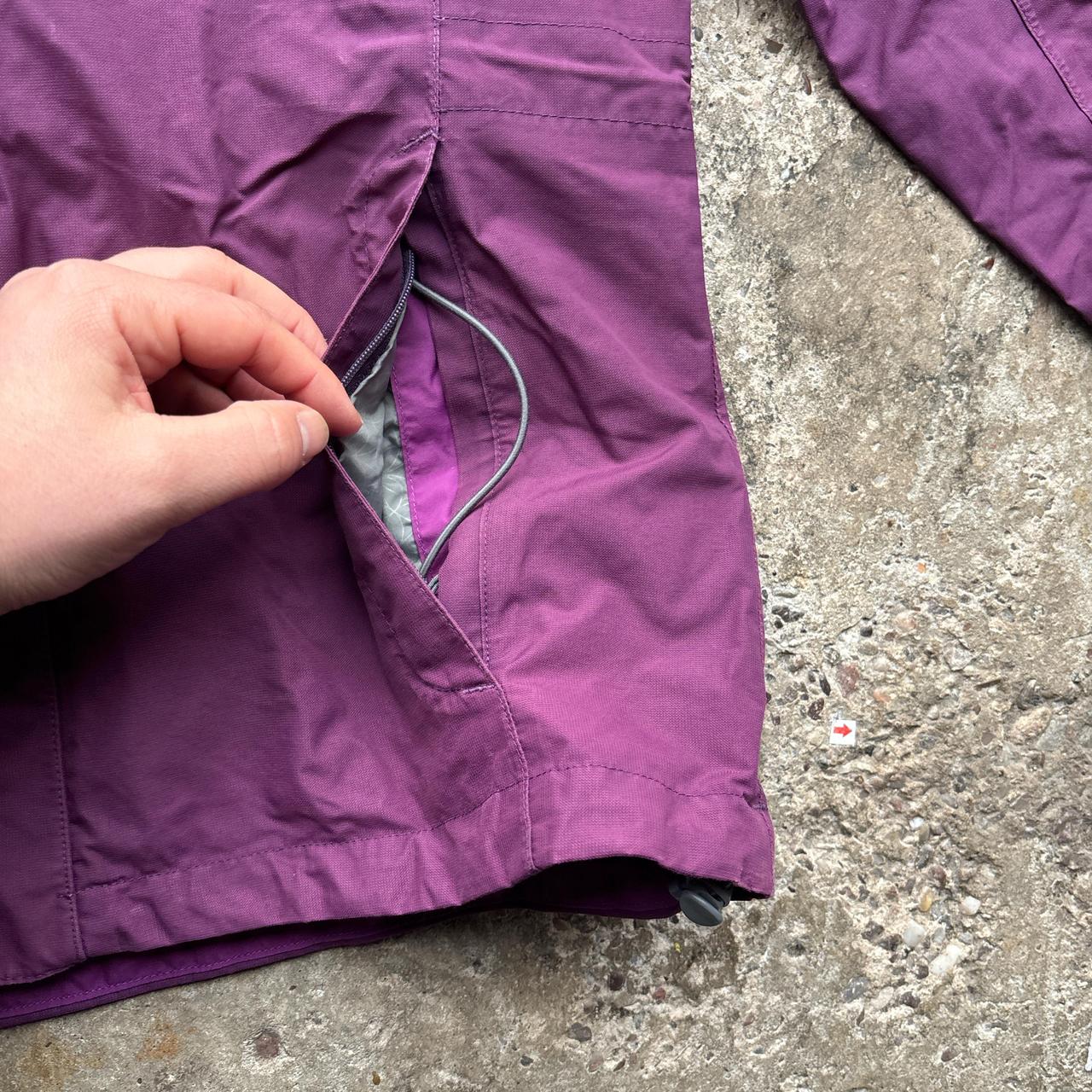 Purple Berghaus waterproof jacket