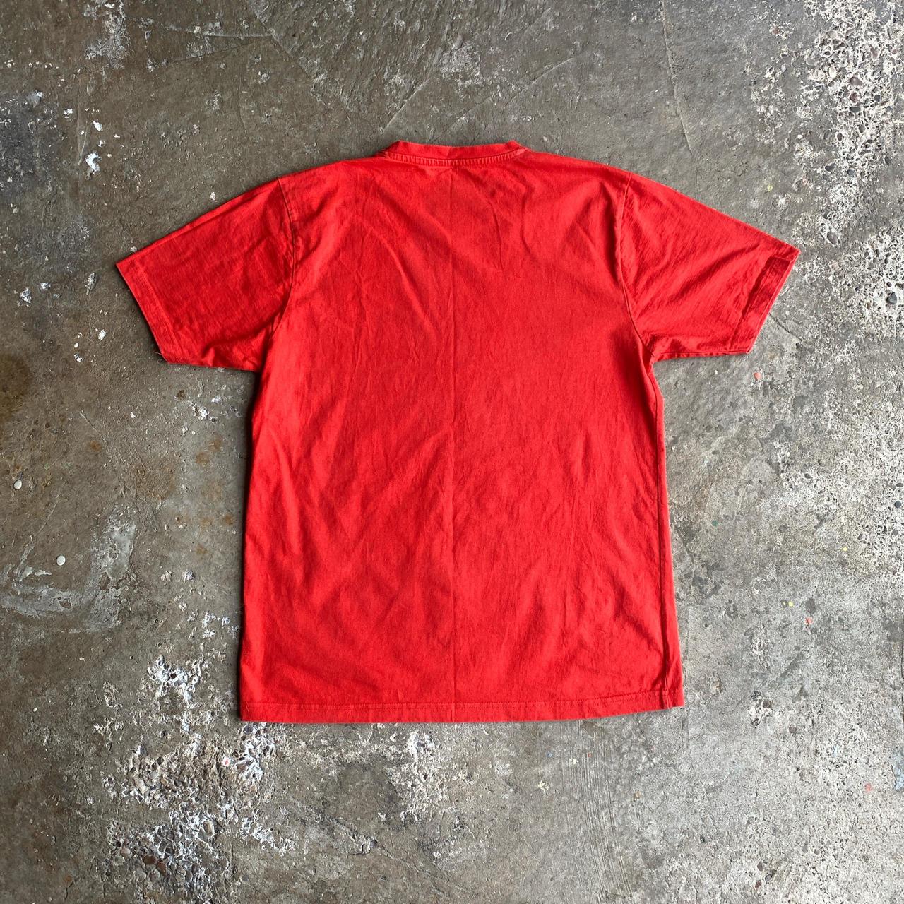Red Budweiser Print T-Shirt