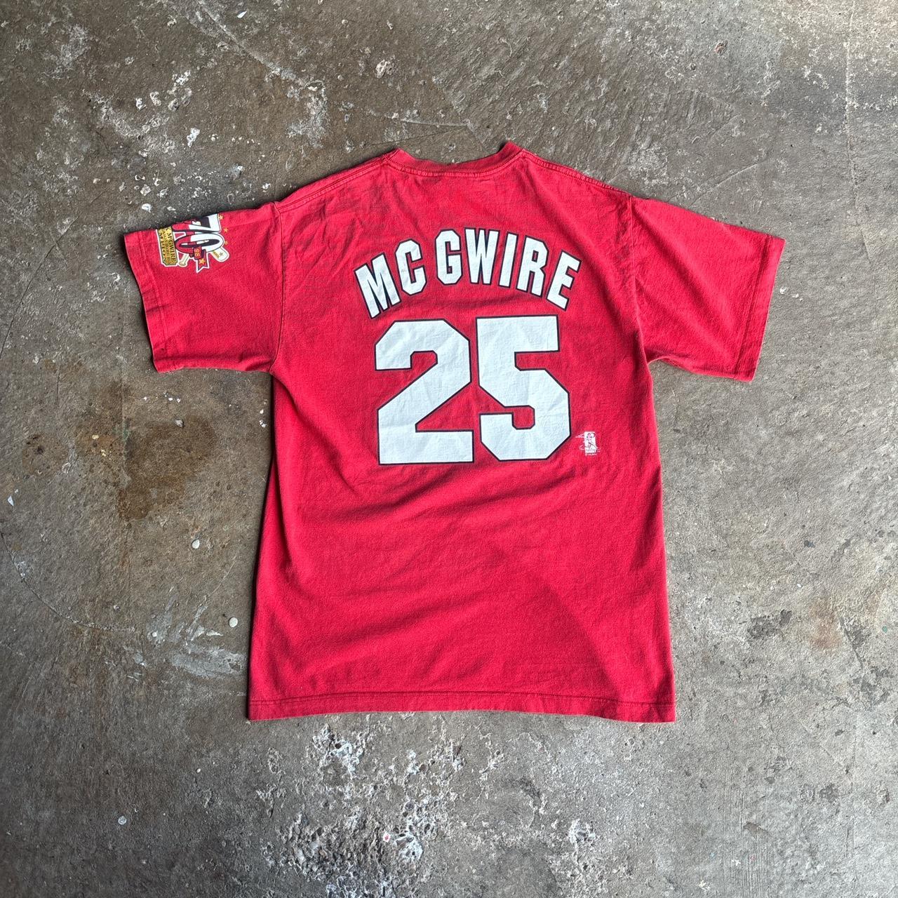 1998 St Louis Cardinals Red ‘McGwire’ MLB Baseball T-Shirt