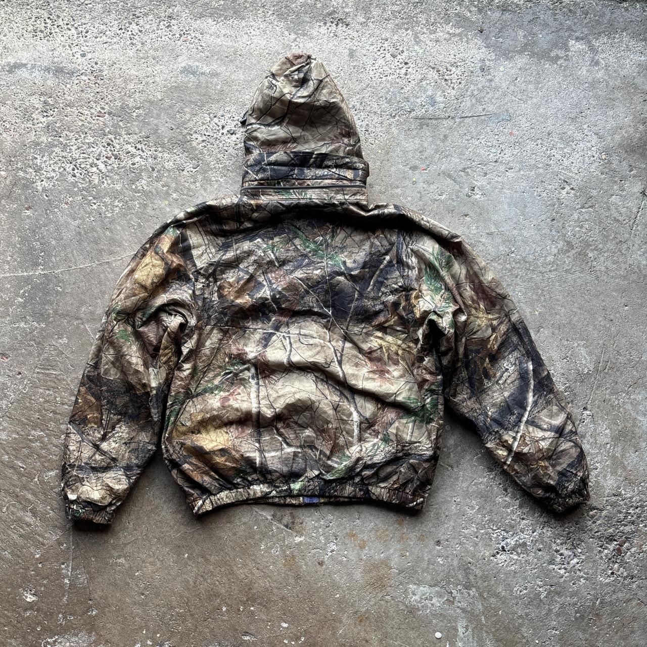 Vintage real tree hunting jacket - L