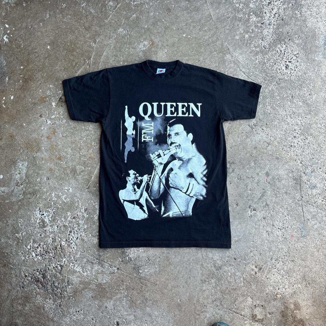 Black Freddy Mercury Graphic T-Shirt