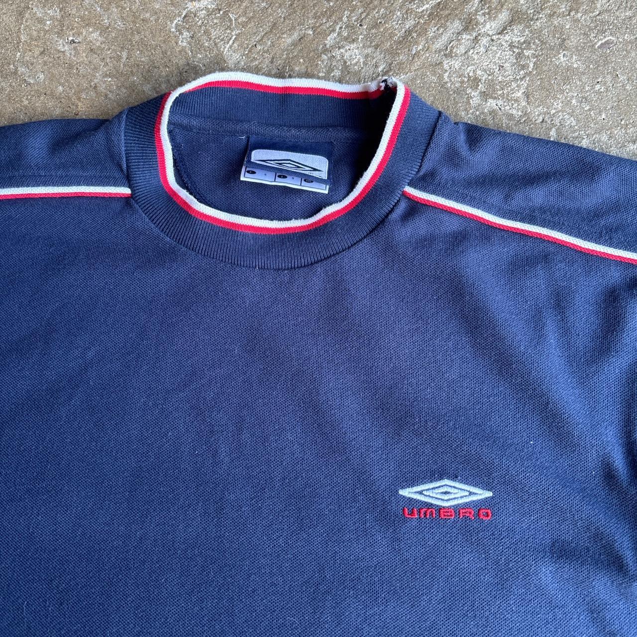 00s Navy Umbro cotton tee
