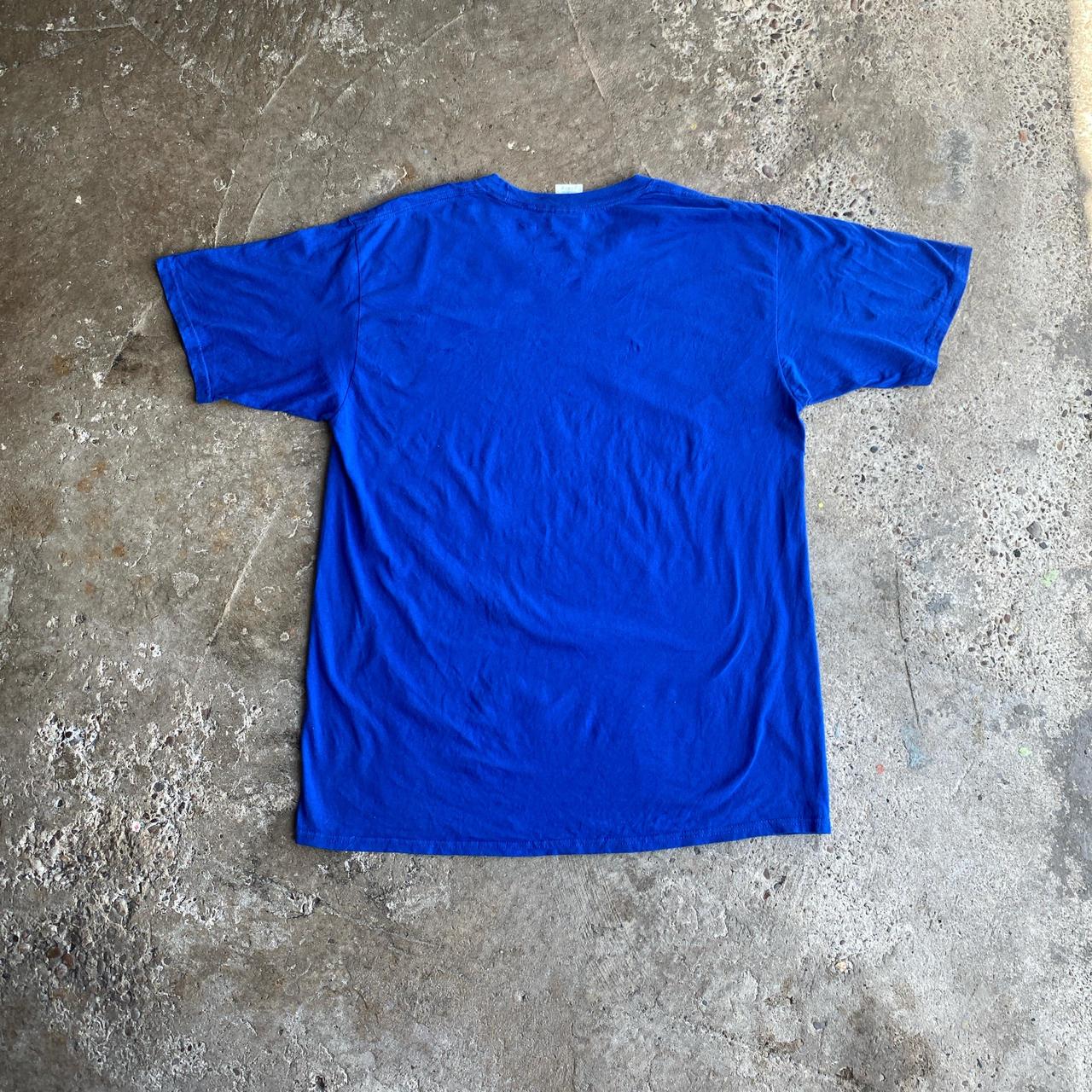 Blue Dabbing Barmaid Graphic T-Shirt - L