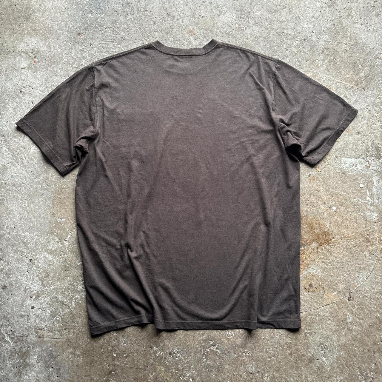 Brown Carhartt single pocket tee - XXL