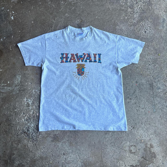 Grey Hawaii Graphic T-Shirt