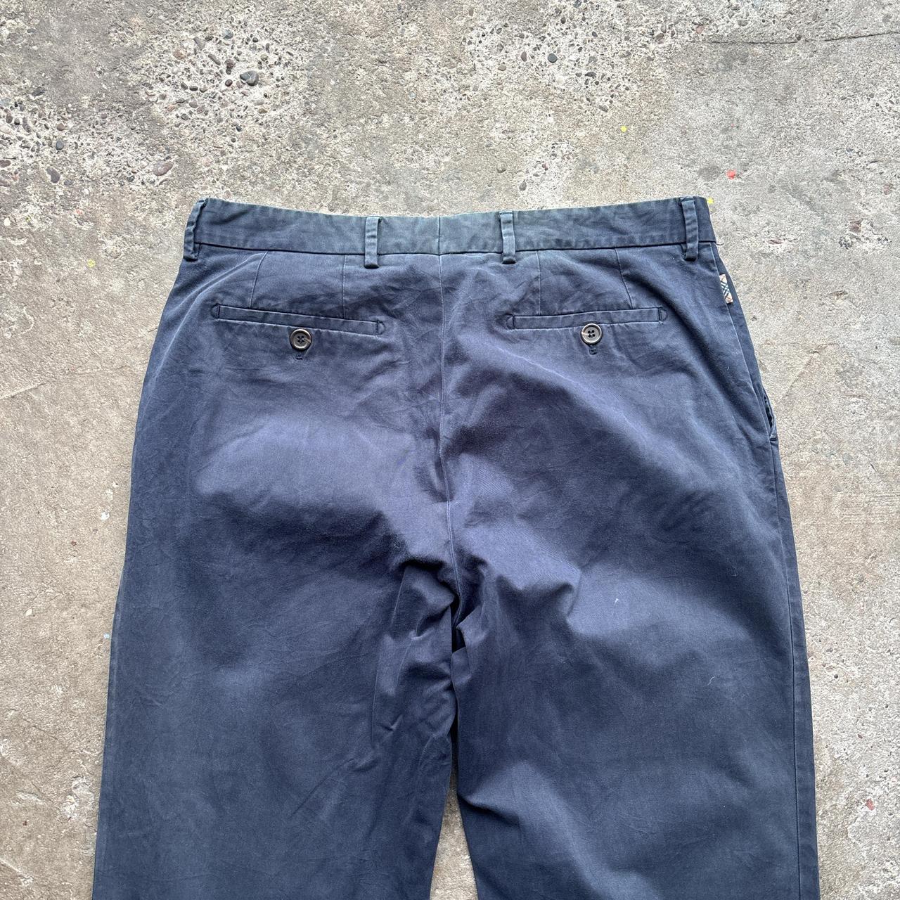 Navy Burberry Chino Trouser - W46