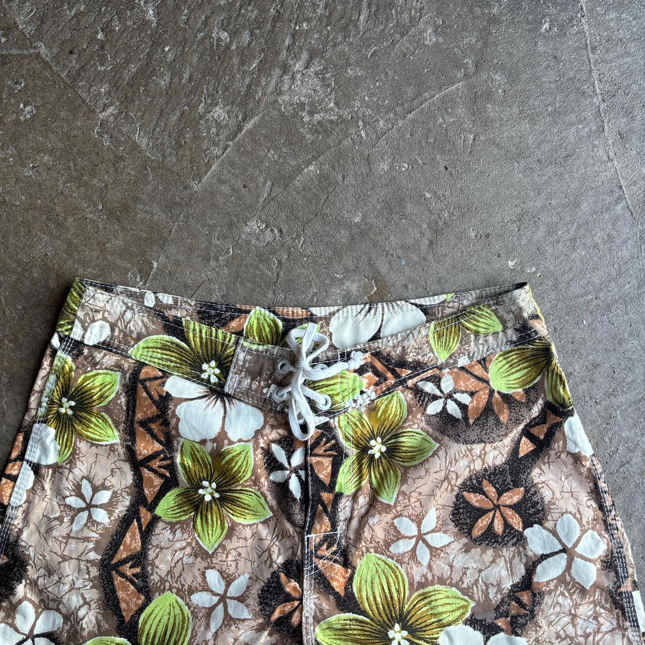 Multi-Coloured Flower Print Billabong Swim Shorts