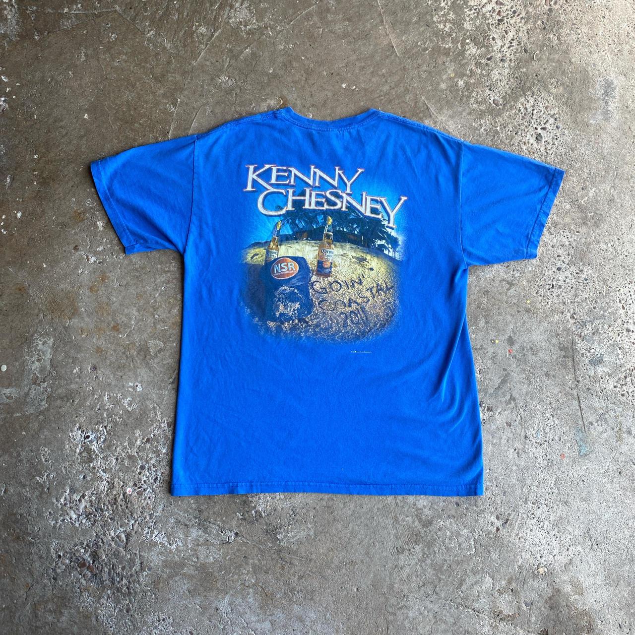 Vintage Blue Kenny Chesney Graphic T-Shirt - L
