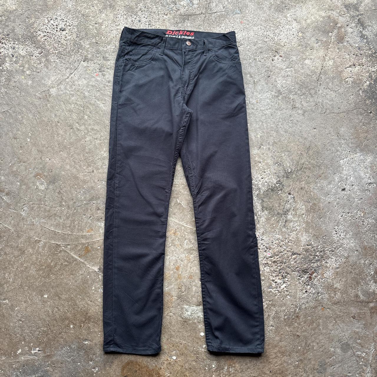 Black Dickies straight leg cotton trousers