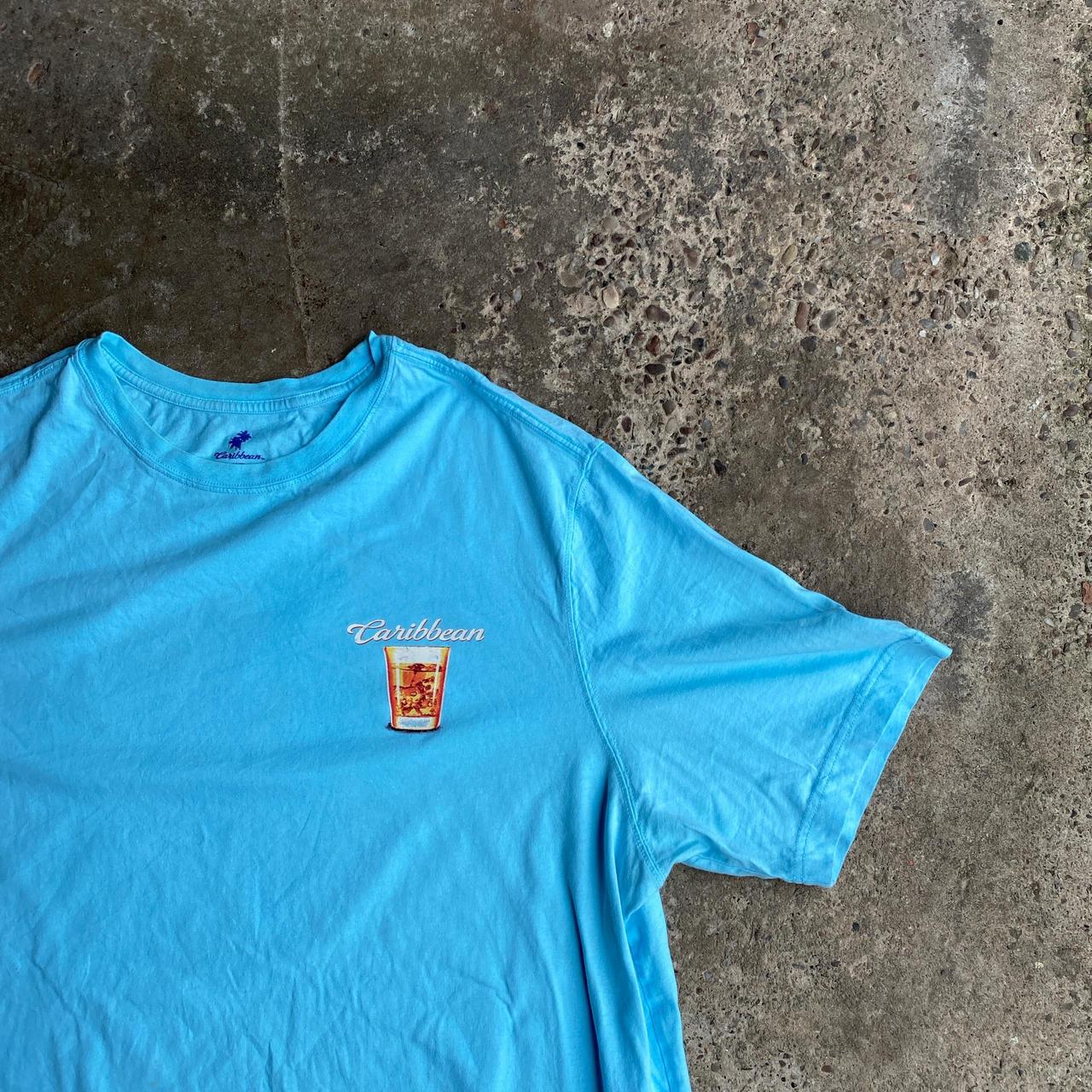Light Blue ‘Caribbean’ Graphic Bar T-Shirt