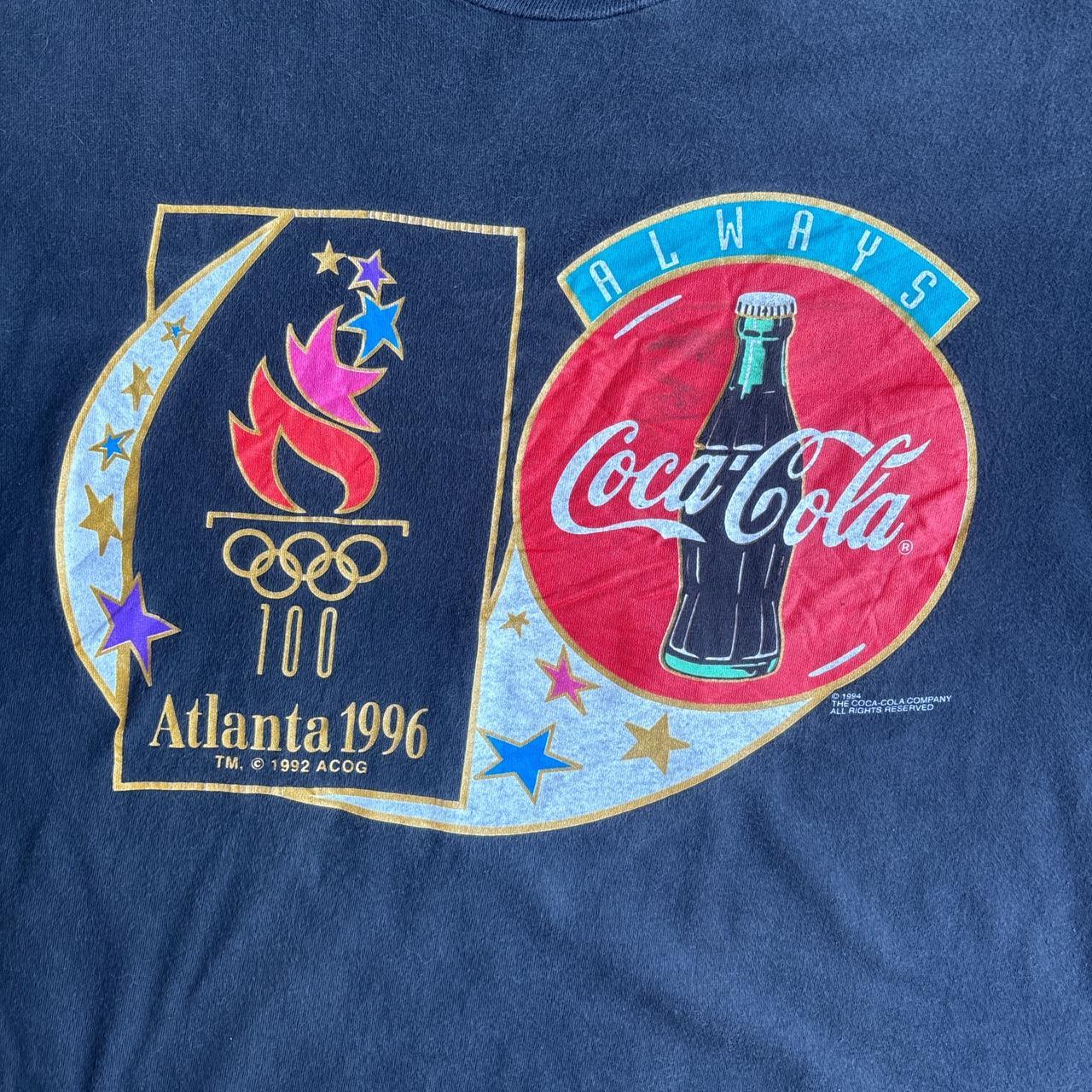 Black Atalanta 1996 Olympics Coca Cola T-Shirt