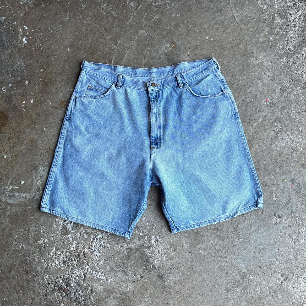 Light Blue Denim Wrangler Jean Shorts