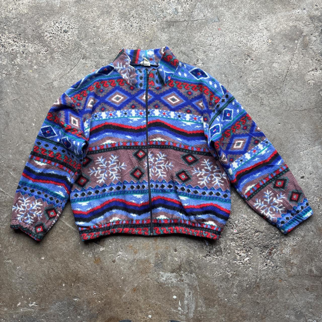 Blue Crazy winter fleece