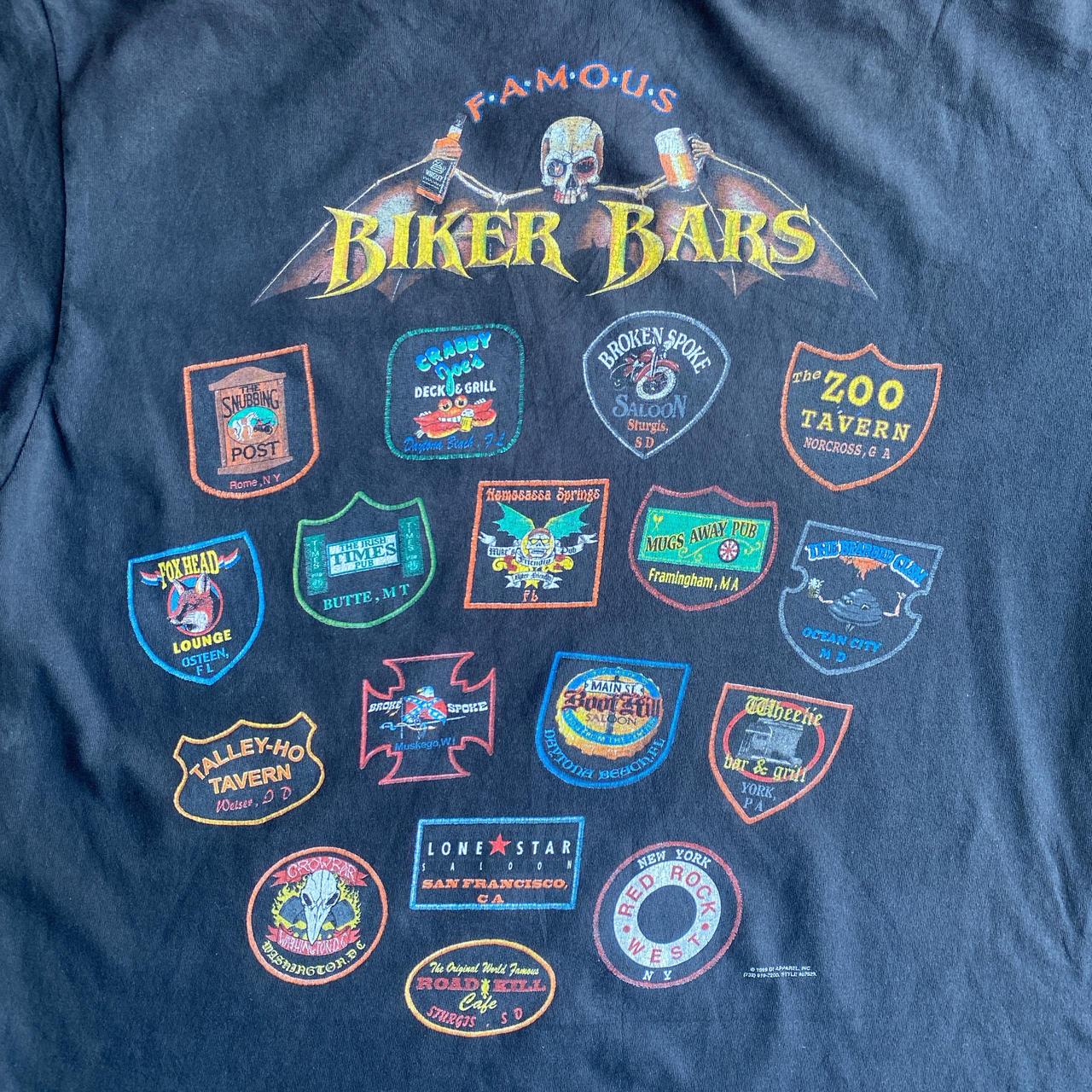 Vintage ‘Biker Bars’ Black T-Shirt
