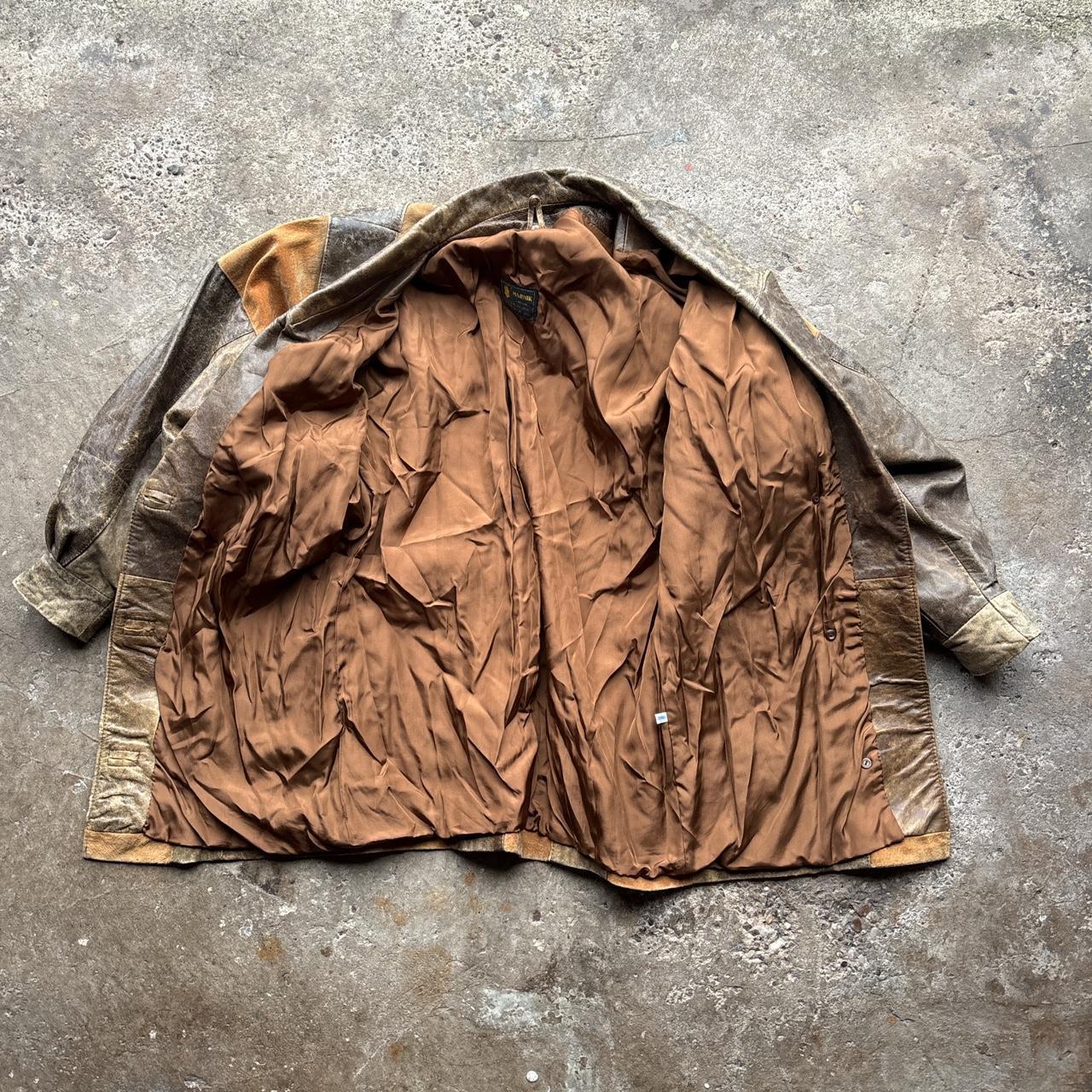 Vintage Marnik Leather and suede Patchwork Jacket