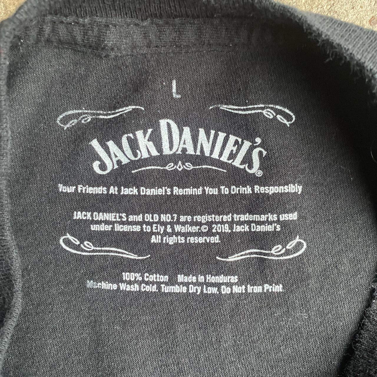 Black Jack Daniels Graphic T-Shirt - L