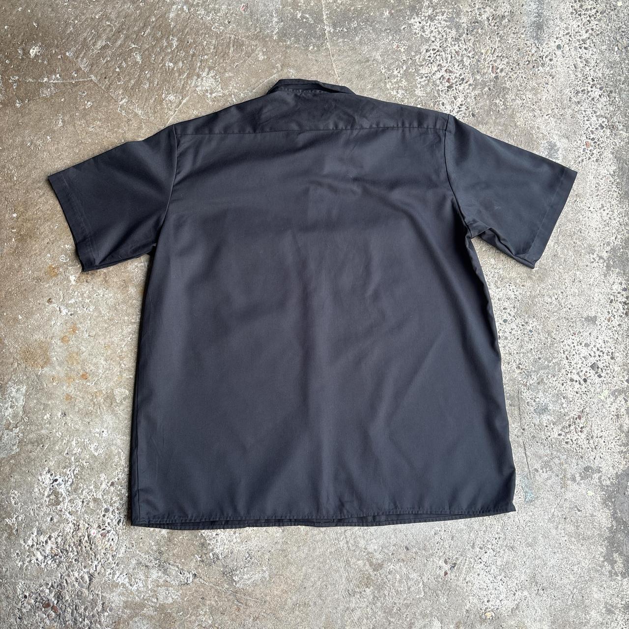 Black Dickies Button Up Workwear Shirt - 2XL