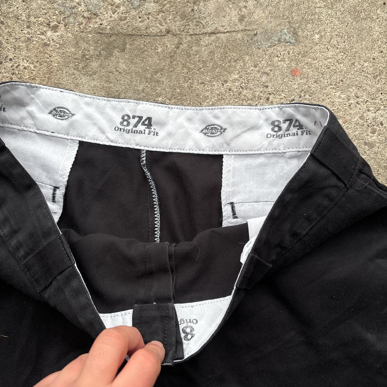 Black Dickies 874 straight leg cotton trousers