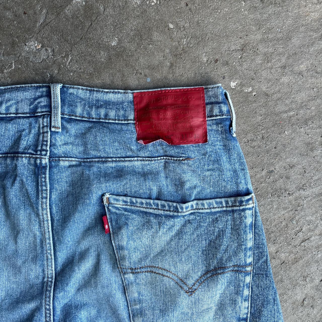 Light Blue Denim Cut Levi’s Jean Shorts
