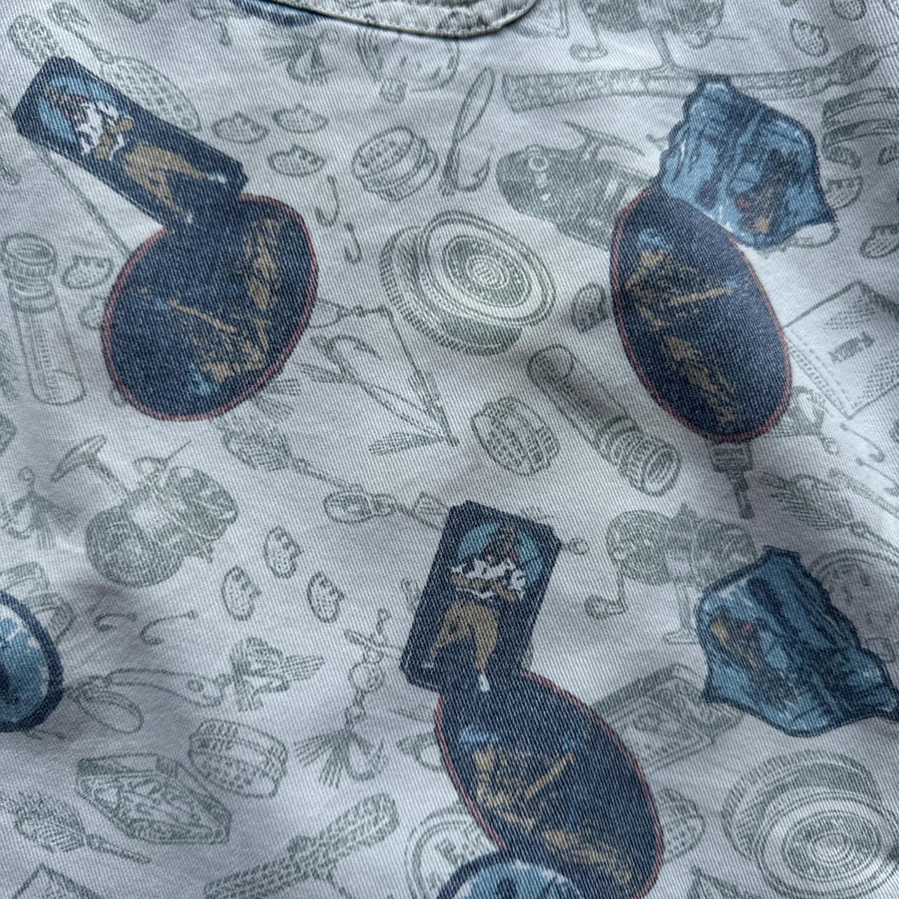 Woolrich Fishing patterned short-sleeved shirt