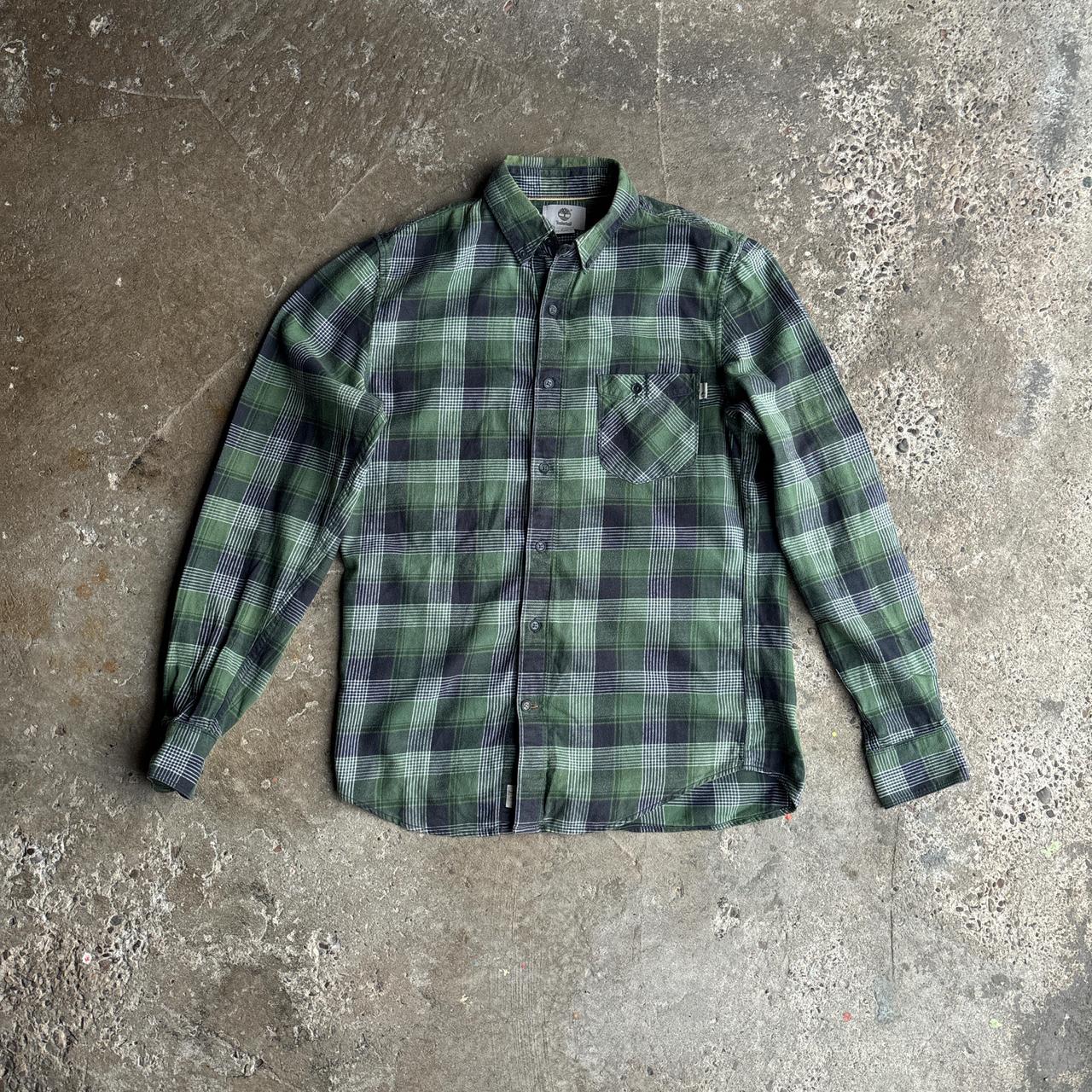 Green Flannel Timberland Shirt - S