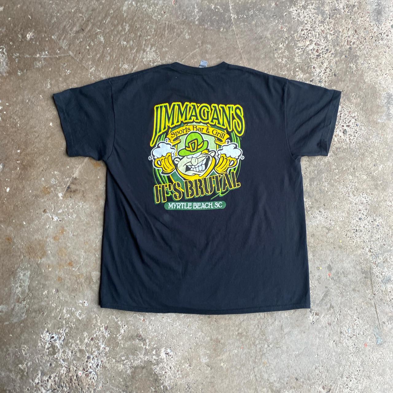Black Graphic St Paddy’s Bar T-Shirt - XL